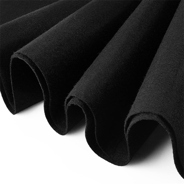Felt Felt Craft Felt Felt Fable Roll Black Nonwoven Felt Roll para costura artesanal de retalhos artesanais