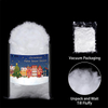 Fluff de algodão artificial suave de neve perfeito para as aldeias de Natal Mantels Holidays Displays