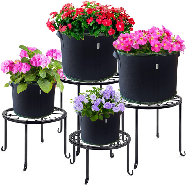 Vasos de flores personalizados duráveis 1-100 galões de bolsas para cultivo para plantas saudáveis Crescimento ideal e plantas vegetais