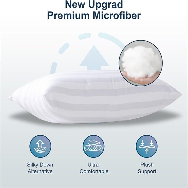 Almofado de cama de hotel4