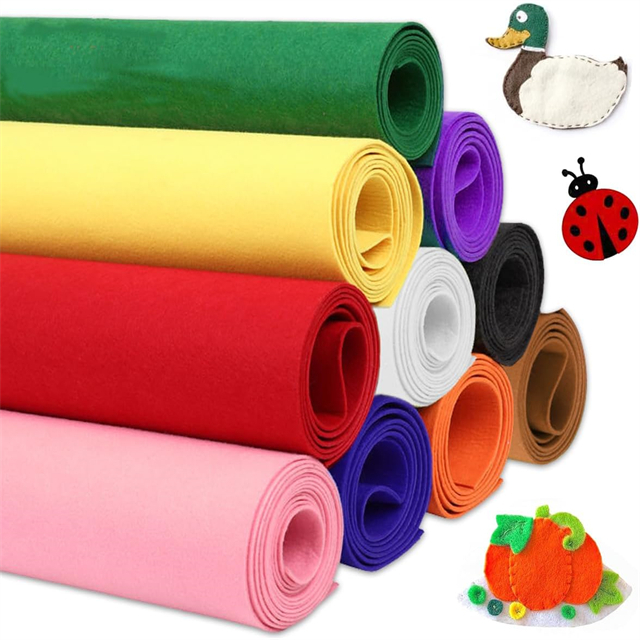 Rolo de feltro rígido para colagem de retalhos não tecidos DIY costura