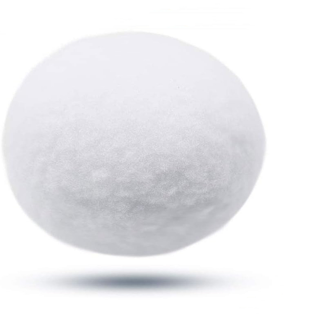Bolas de neve de algodão artificial ideais para brincar e decoração de férias em interior