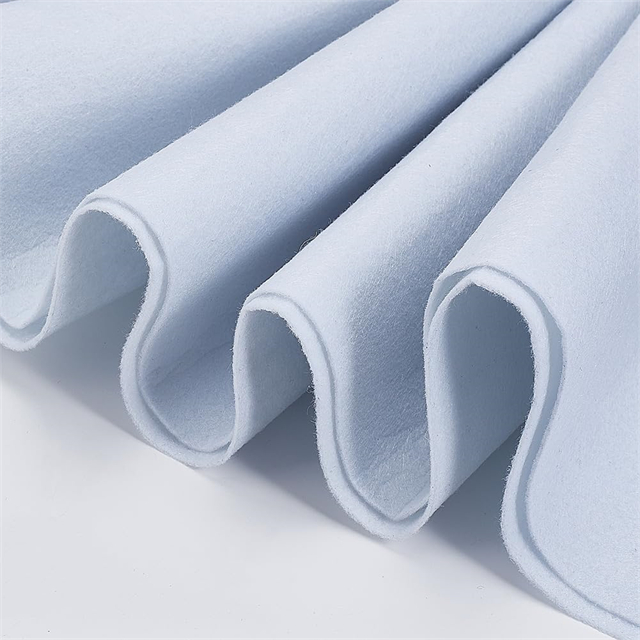 Folhas de material de tecido de feltro branco de 1 mm de espessura