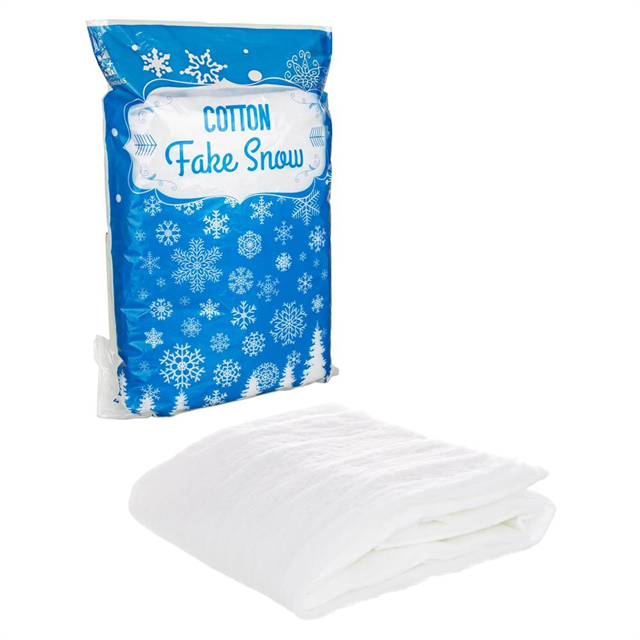 Bobertor de Natal fofo decoração de neve artificial realista