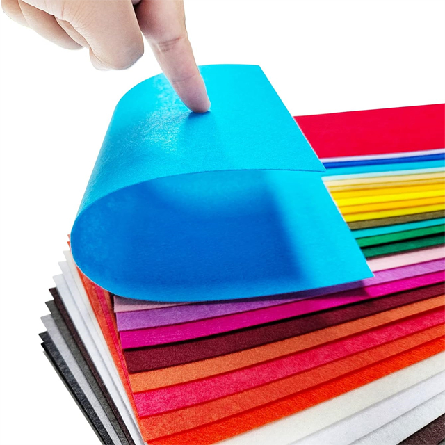 Rolo de feltro rígido para colagem de retalhos não tecidos DIY costura