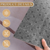Pontos almofadados de feltro tapete underpad Gripper para pisos de superfície múltiplos protege os pisos de madeira