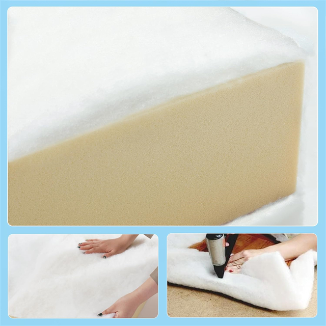 Estofamento rebatedão para almofadas abrolar sofá de 1 polegada de espessura poliéster de poliéster