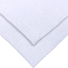 Folhas de material de tecido de feltro branco de 1 mm de espessura