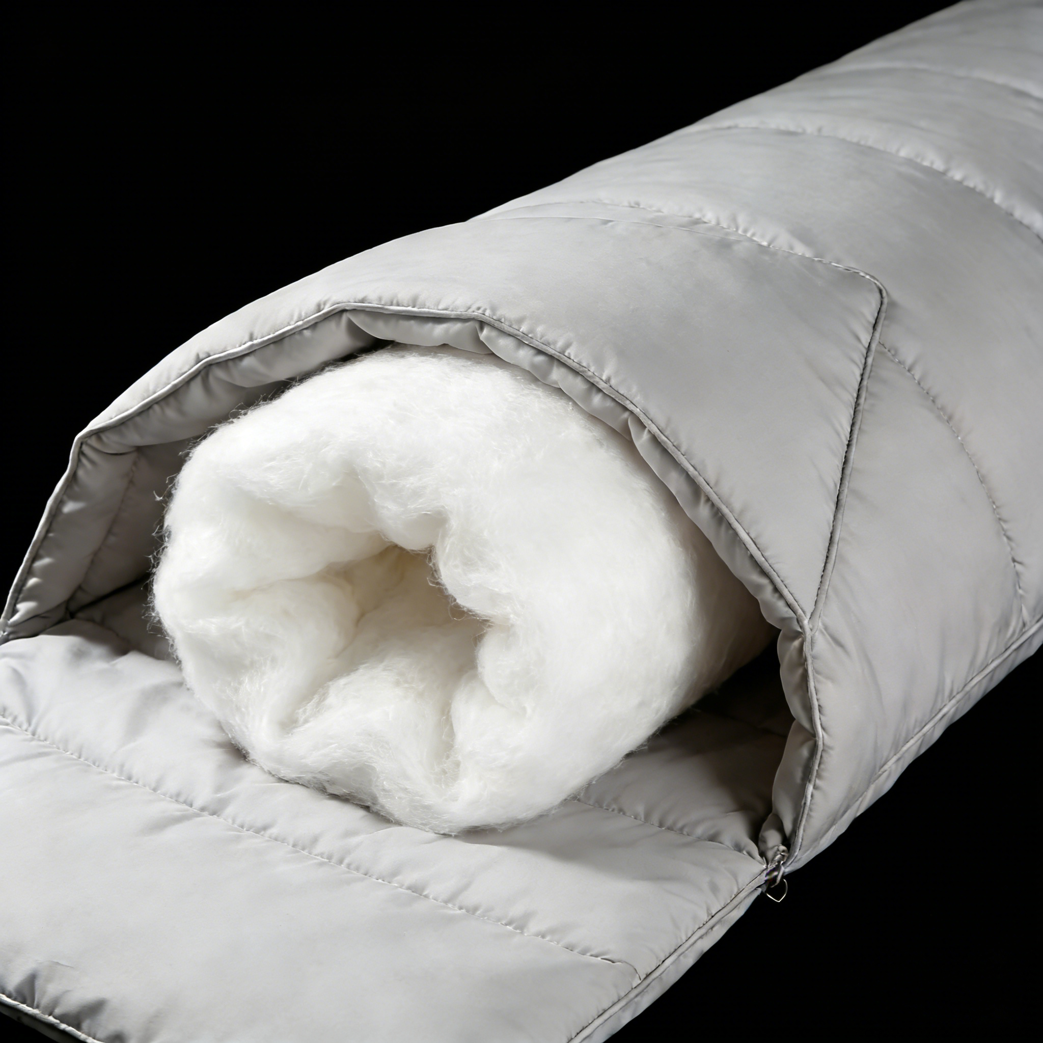 Rolo de enchimento de poli&eacute;ster de alta qualidade, leve e quente, ideal para roupas de cama, roupas e artesanato