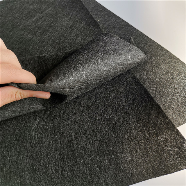 Tecido de polipropileno não tecido preto a granel