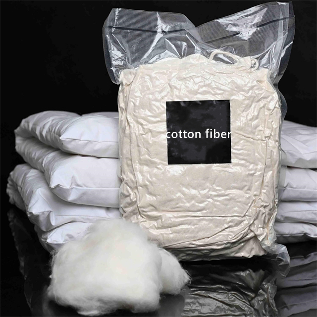 Preenchimento de fibra de algodão natural premium para projetos ecológicos