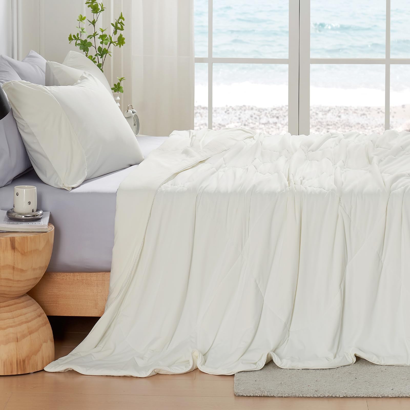 Colcha de resfriamento reversível premium – Um cobertor leve de verão para quem dorme com calor